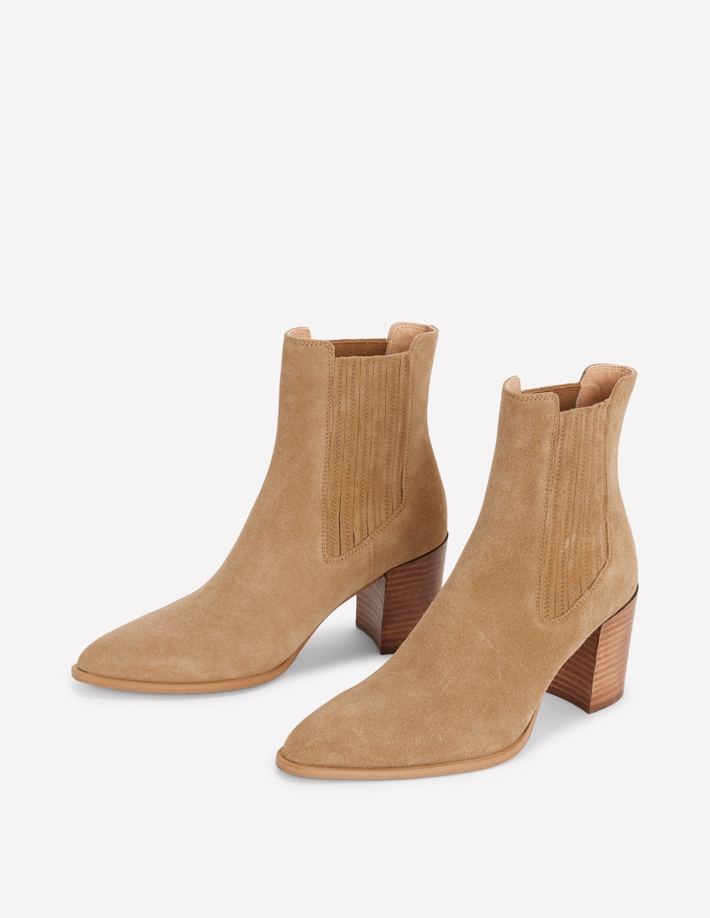 Casual Ankle Boots-Tobacco