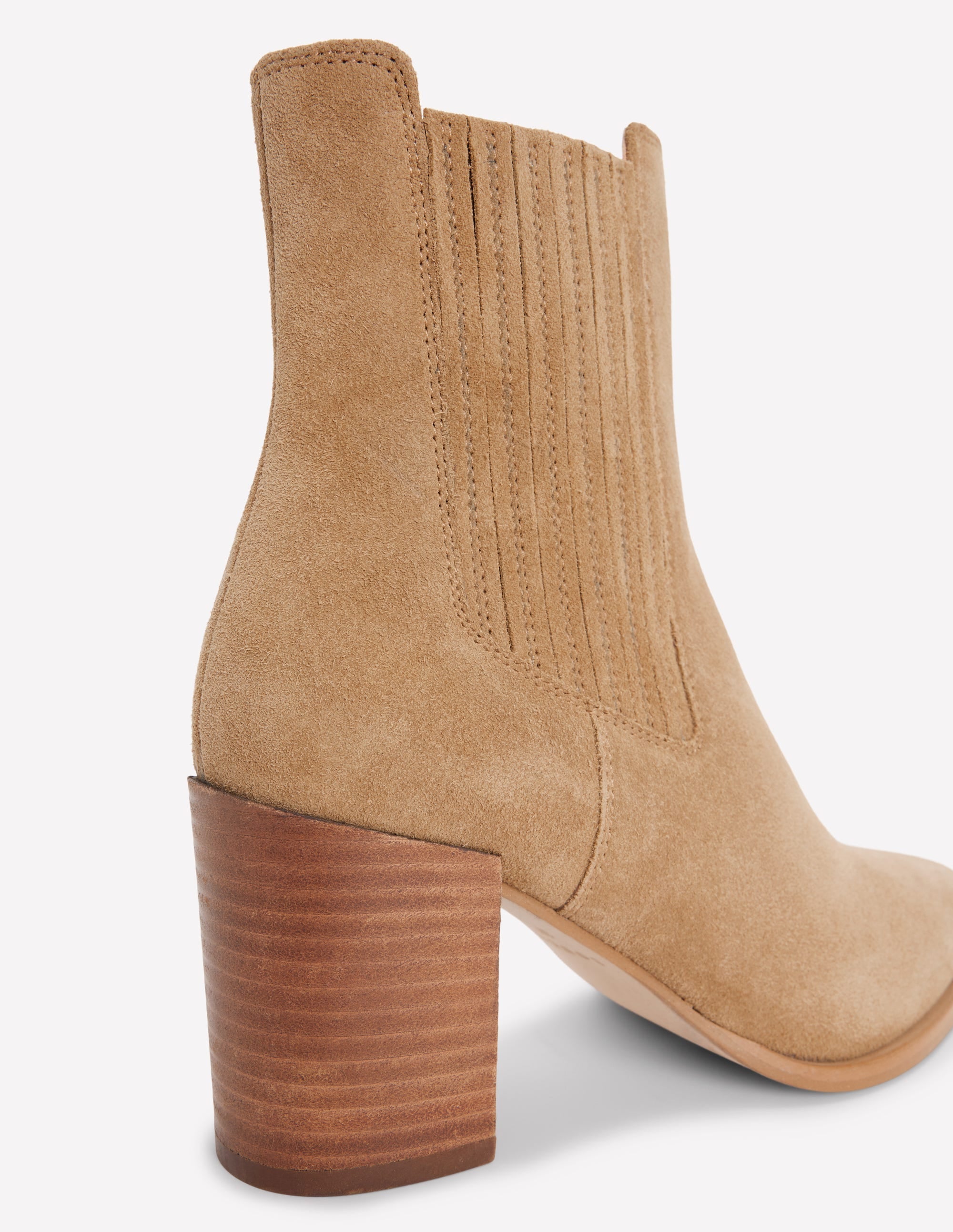Casual Ankle Boots-Tobacco