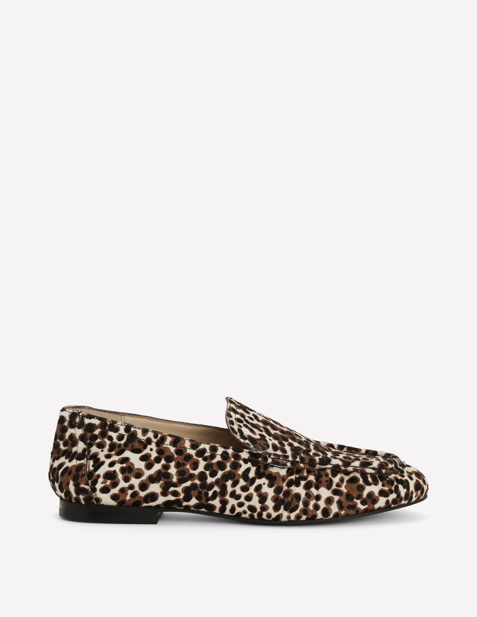 Everyday Flexi Loafers-Black and Ivory Speckled