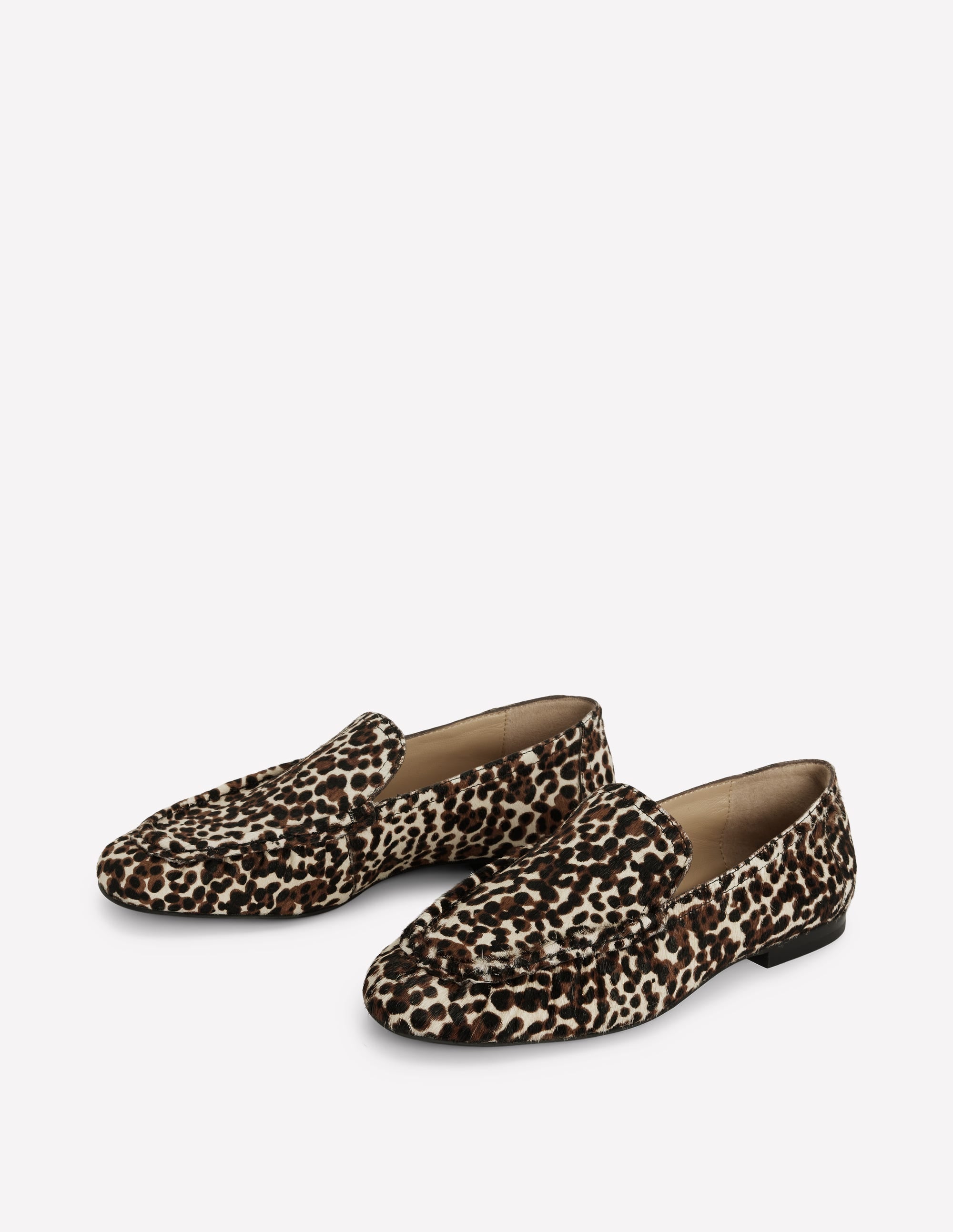 Everyday Flexi Loafers-Black and Ivory Speckled
