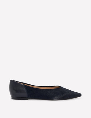 Ballerines à bout pointu—Bleu marine