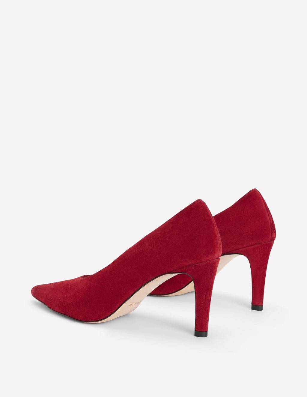 Pointed Court Shoes-Oxblood