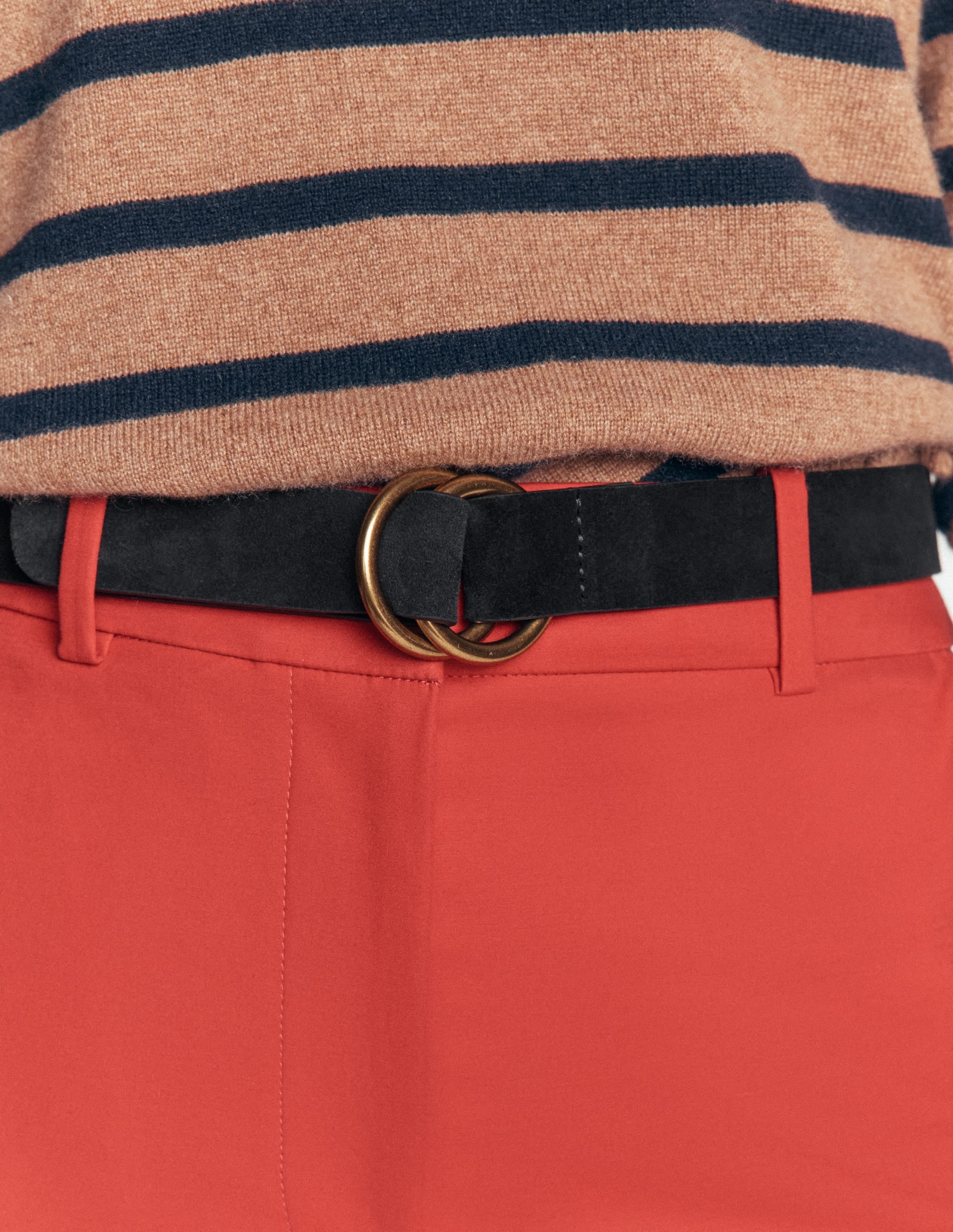 Double Ring Belt-Black