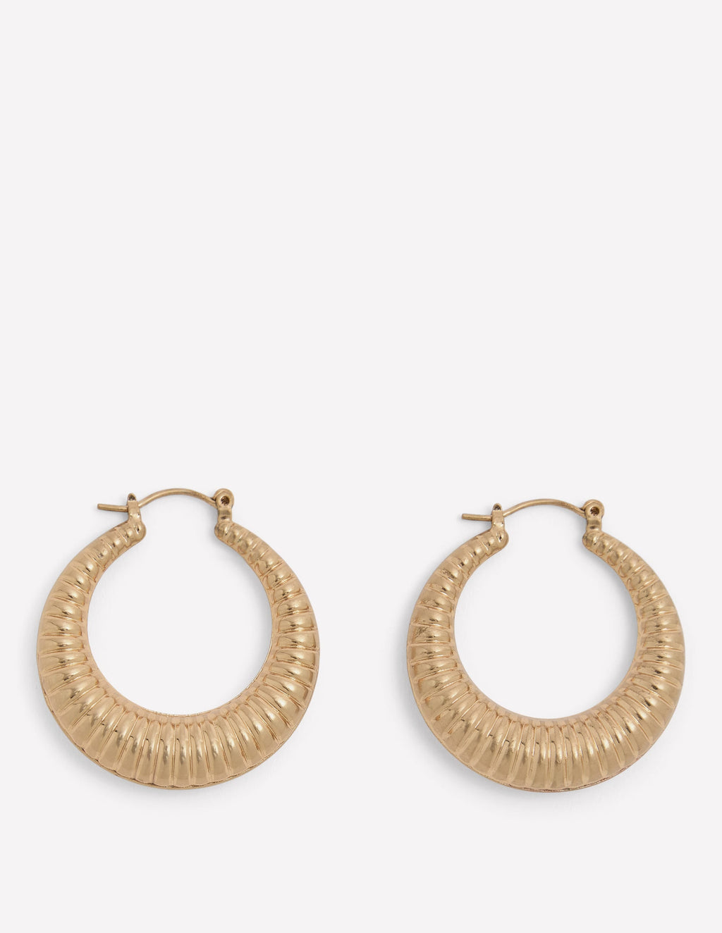 Large Hoops-Gold