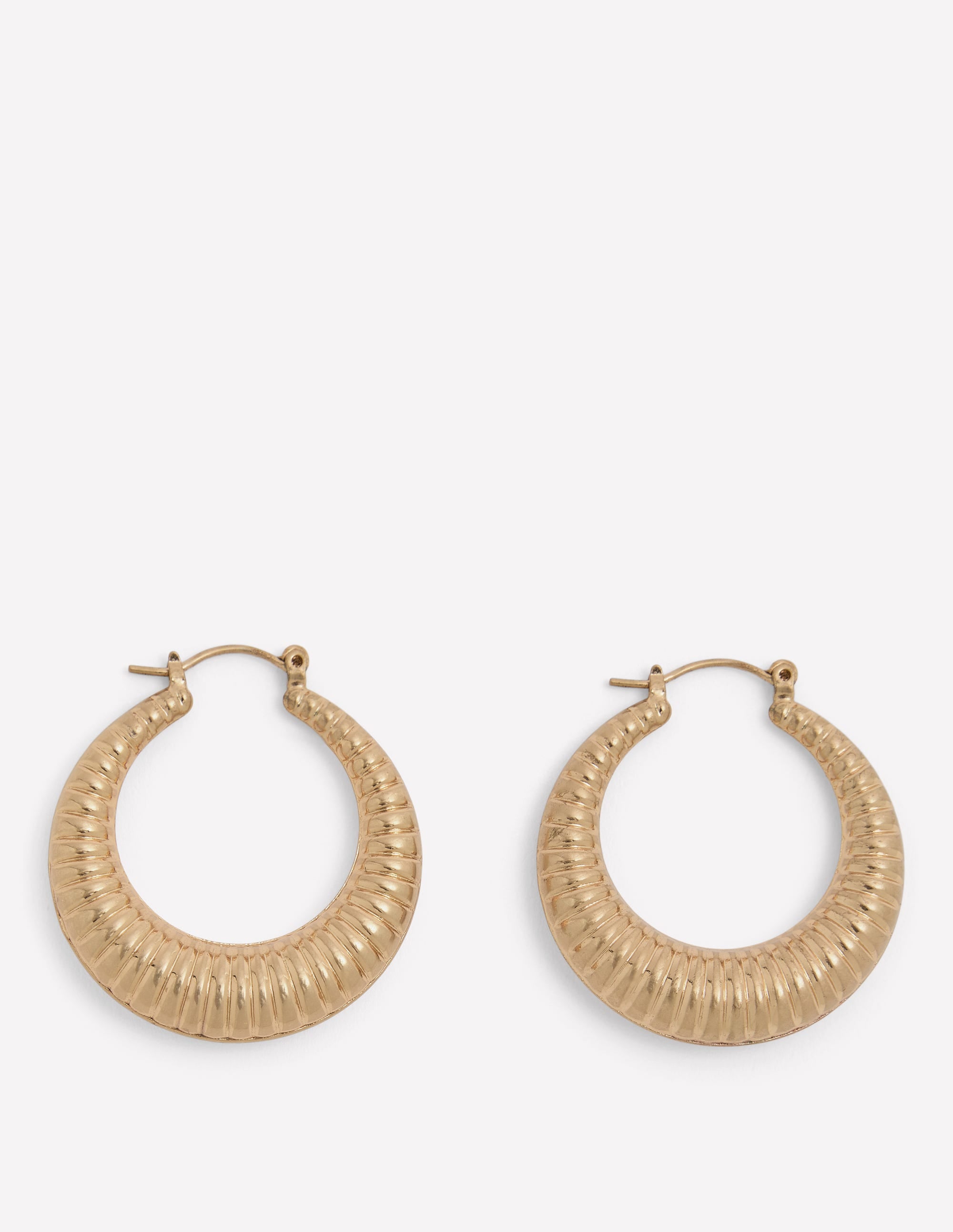 Large Hoops-Gold