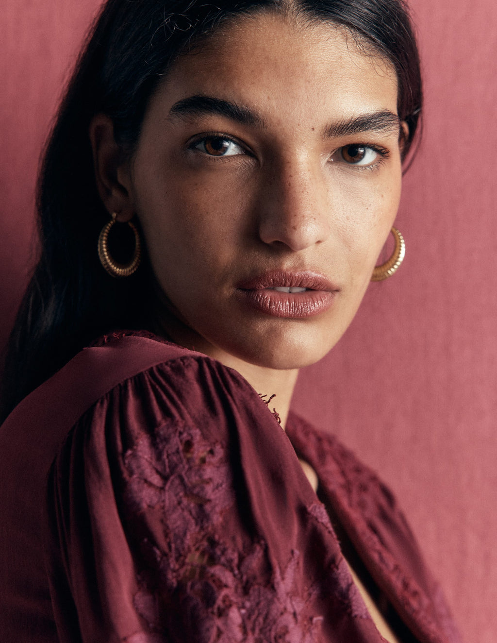 Large Hoops-Gold