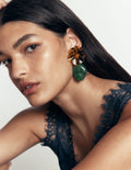 Resin Flower Earrings-Flower