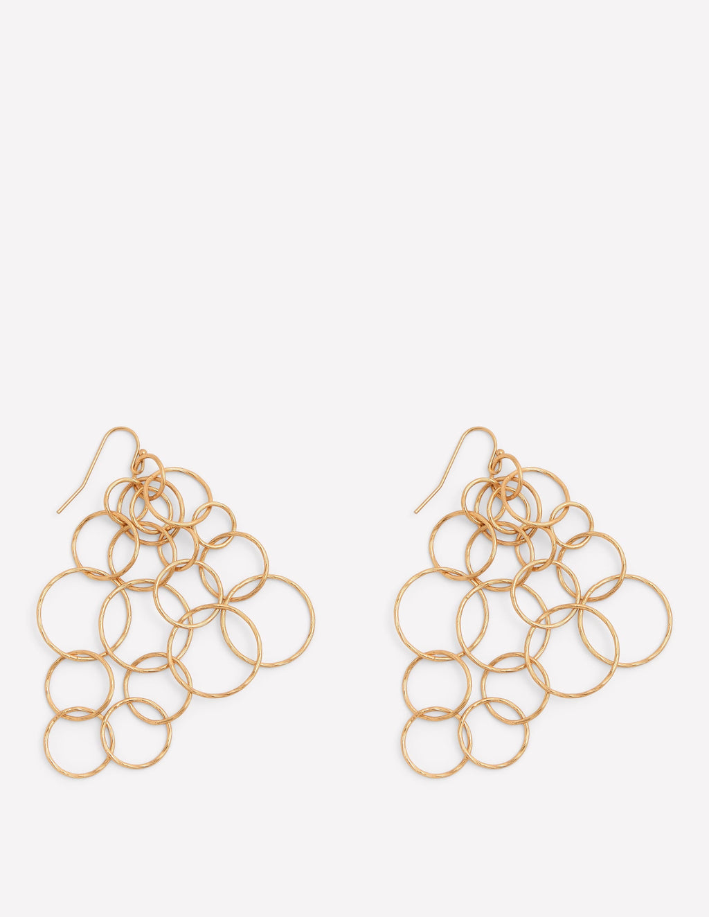 Ring Mega Earrings-Gold