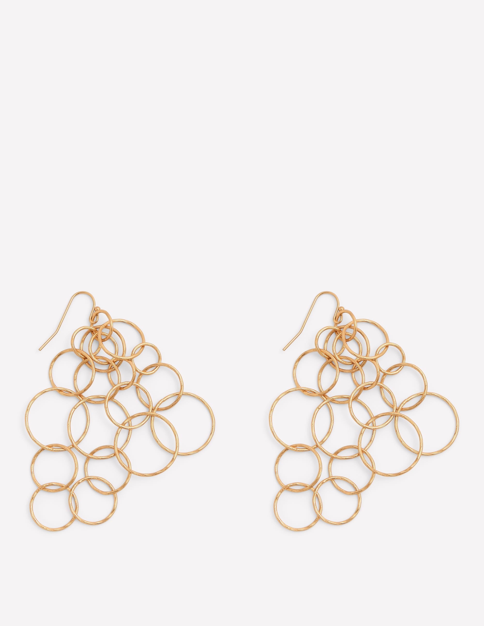 Ring Mega Earrings-Gold