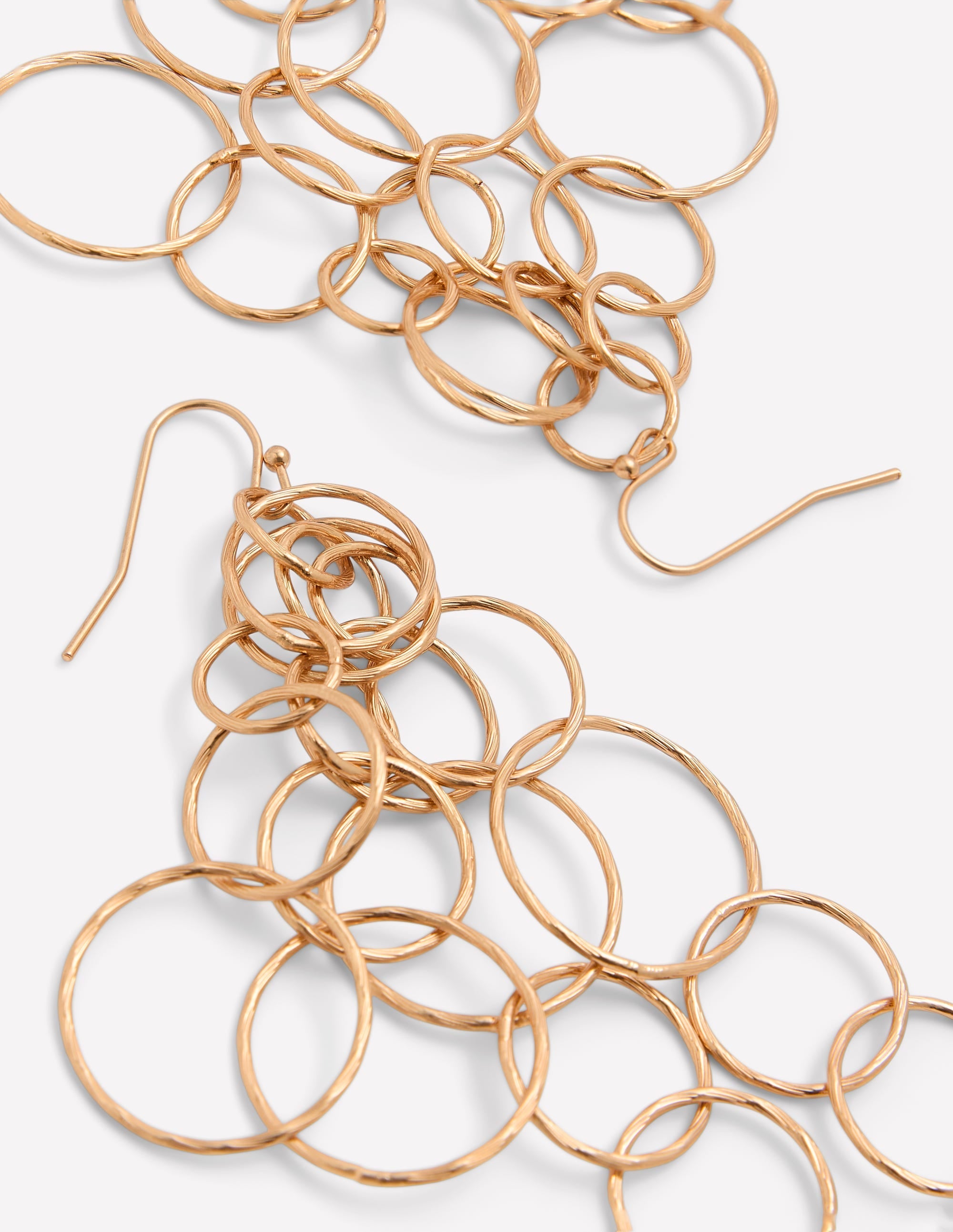 Ring Mega Earrings-Gold