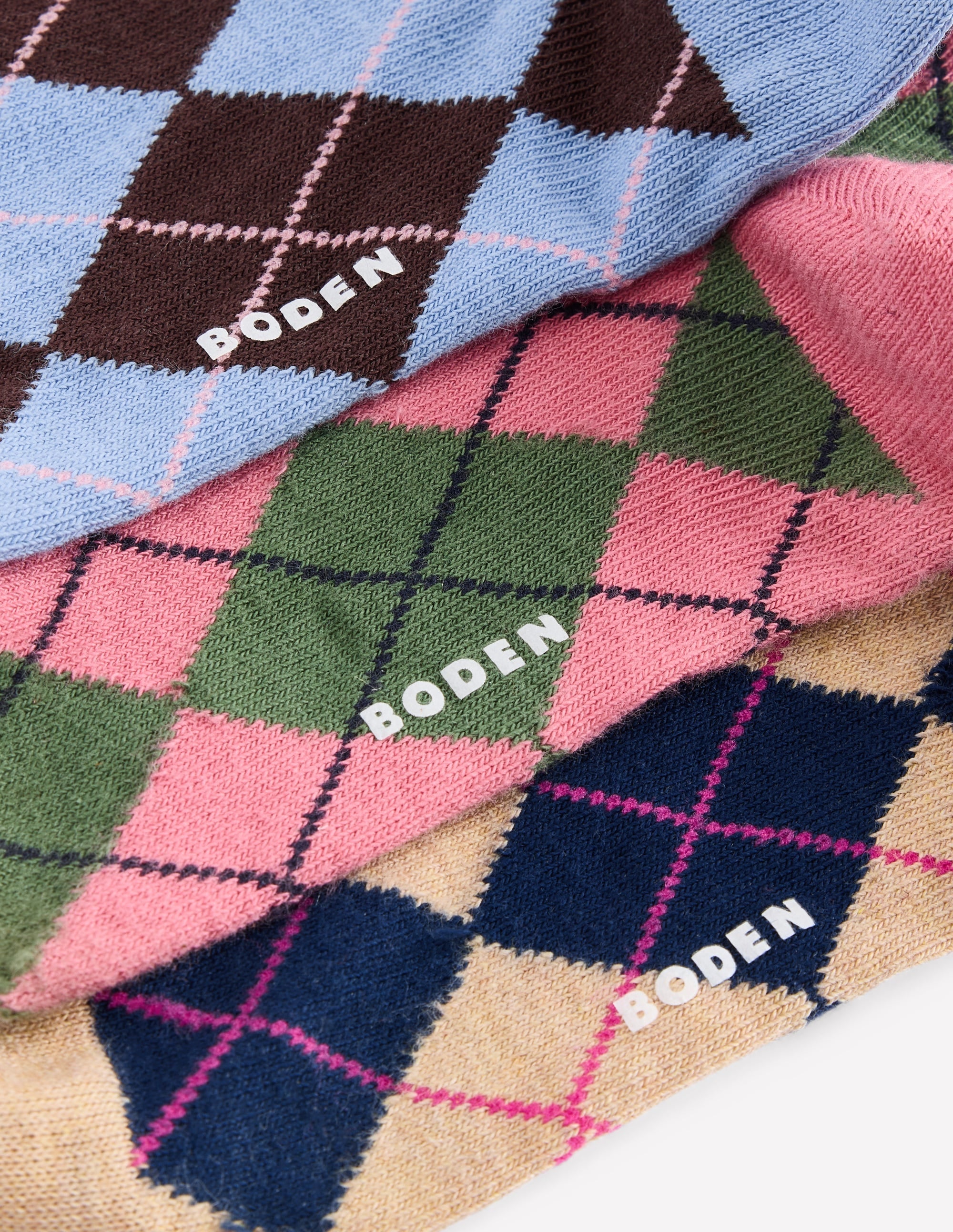 Argyle Socks 3-pack-Argyle Pack
