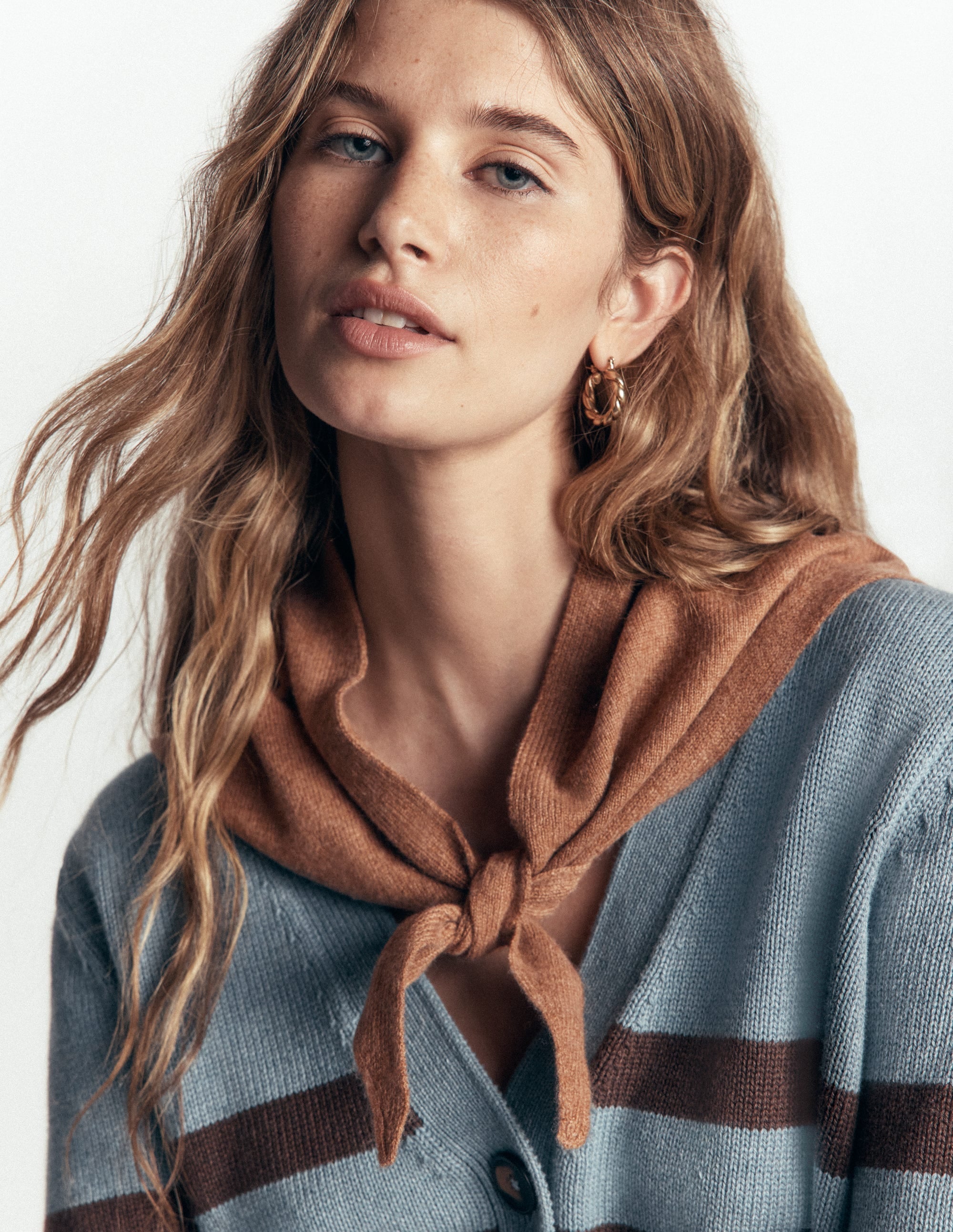 Cashmere Neckerchief-Gingerbread