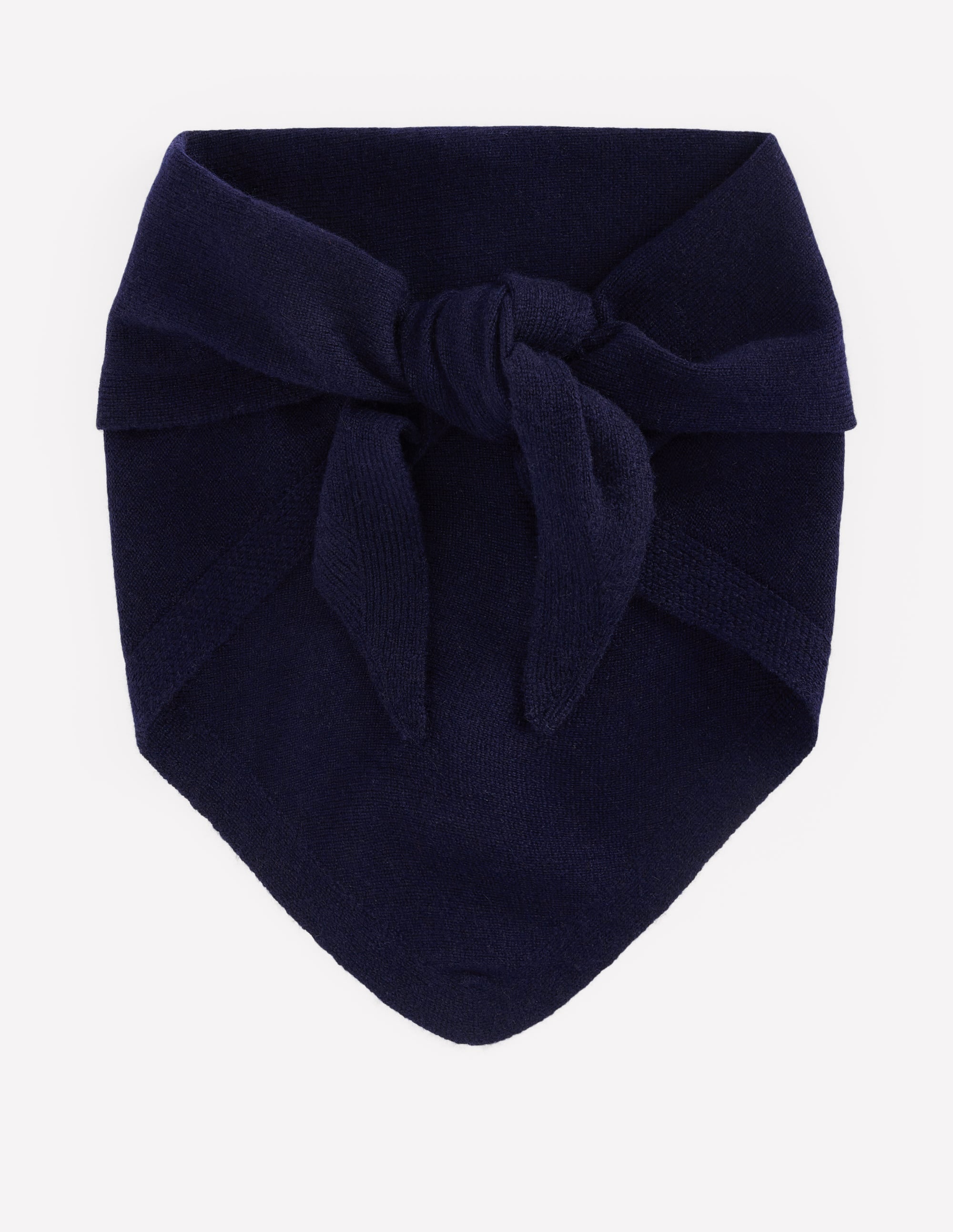 Cashmere Neckerchief-Navy