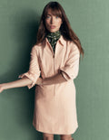Cord Short Dress-Almond Milk