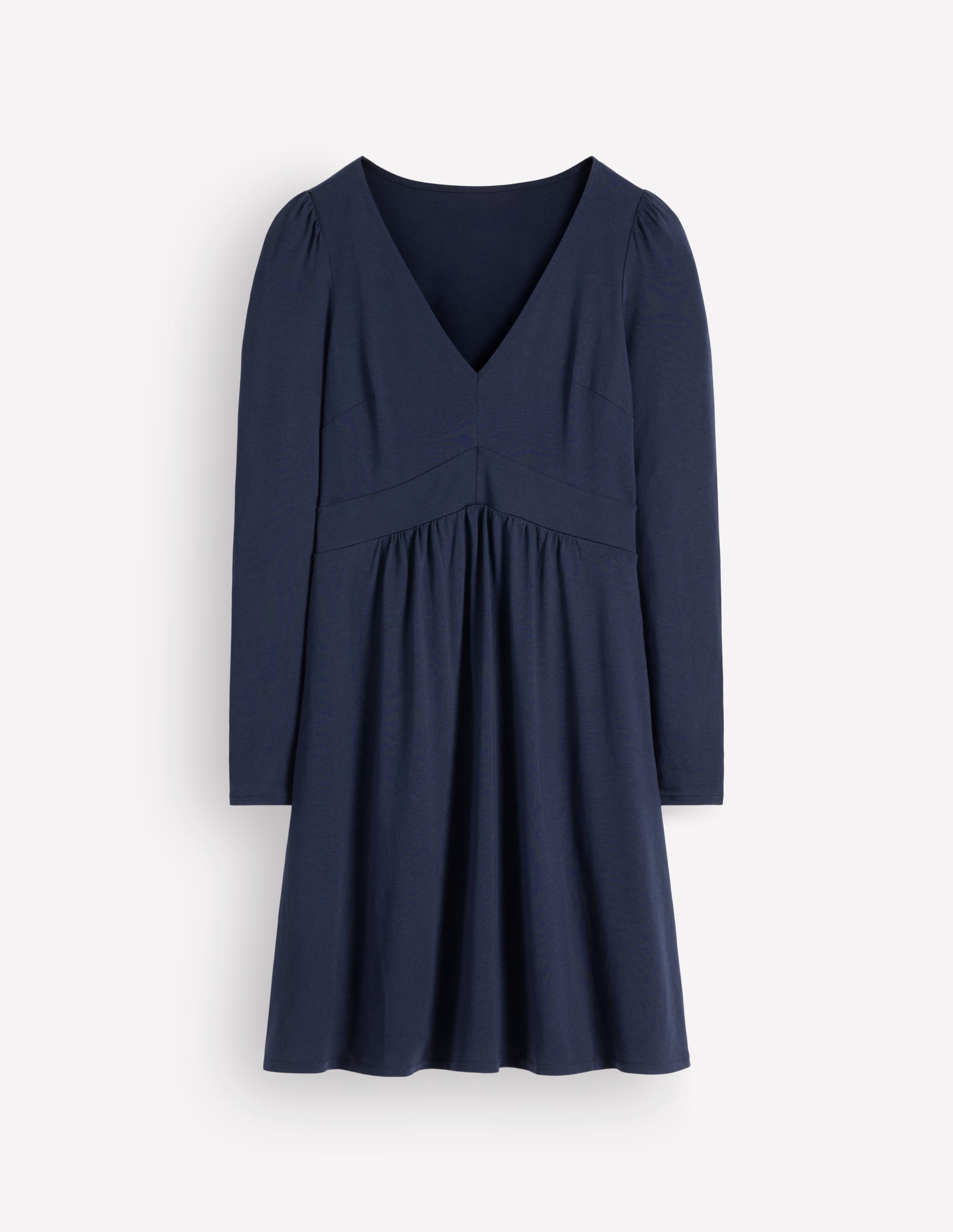 Jersey Short Dress-Navy