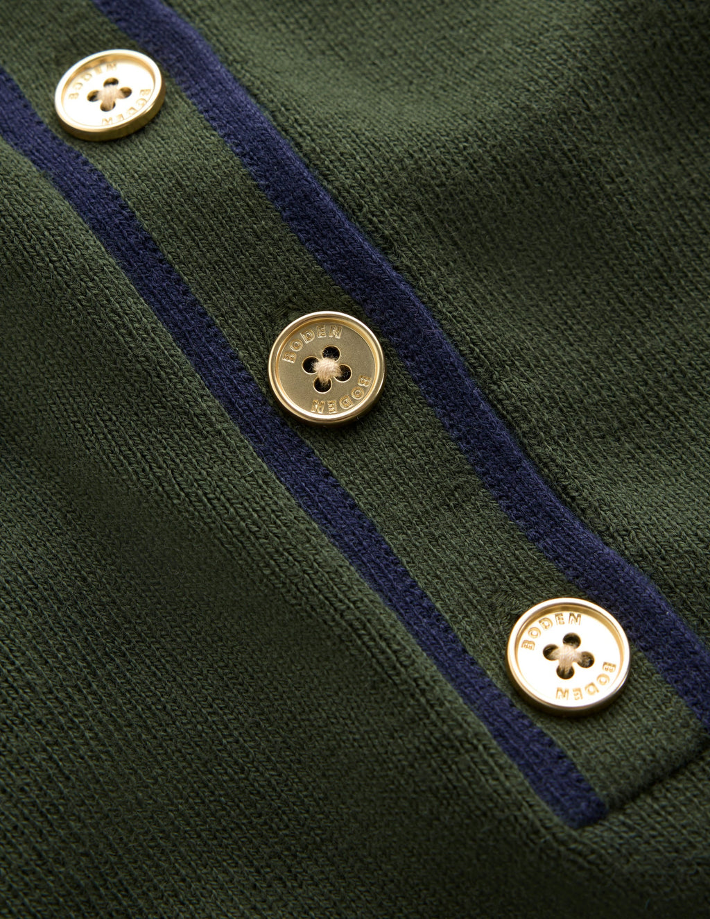 Henley Jumper-Forest Glade