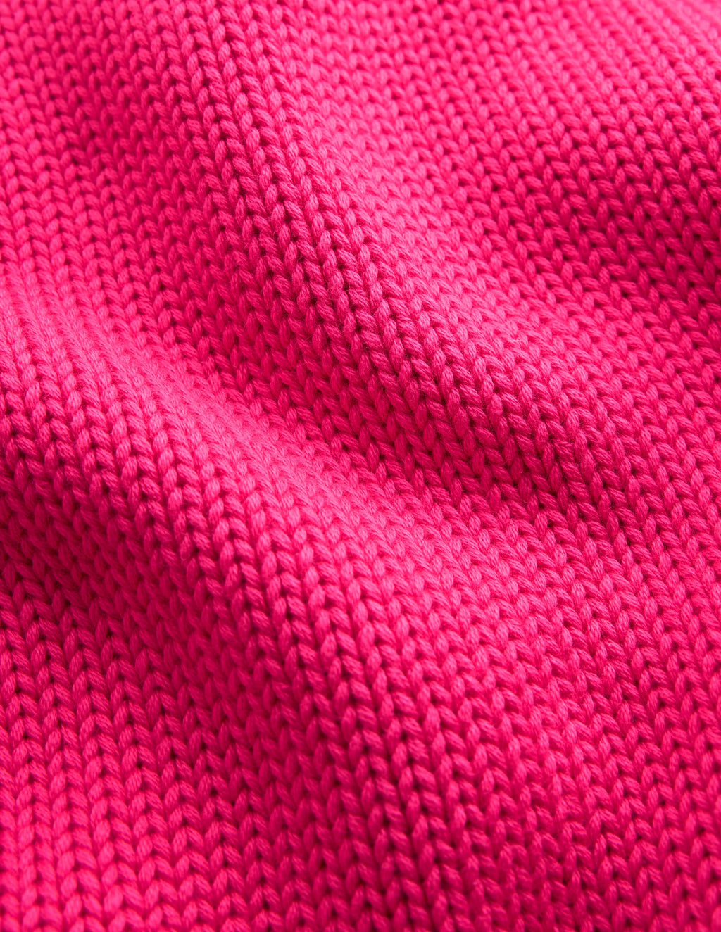 Chunky Cotton Jumper-Pink Peacock