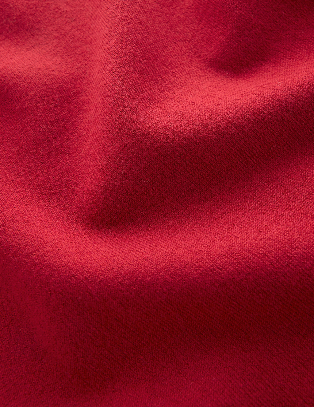 Cotton Crew Jumper-Crimson Red