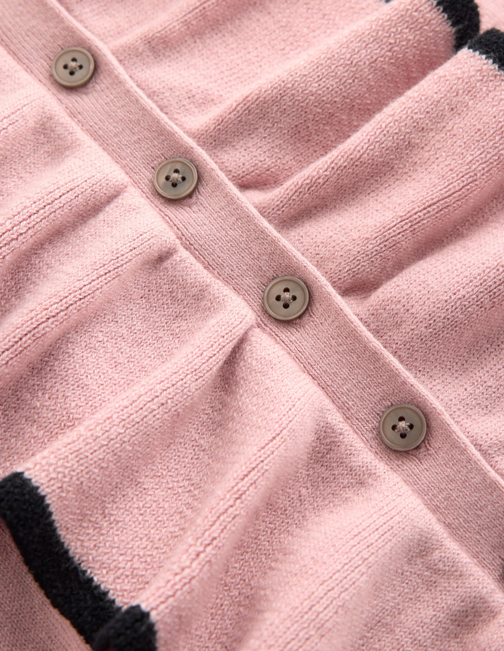 Ruffle Collar Knitted T-Shirt-Blush Ivory