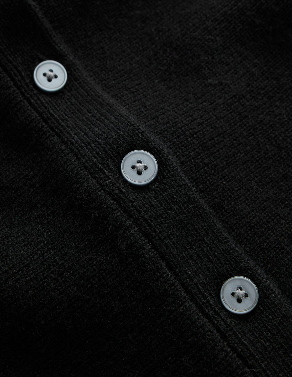 Fitted Wool Peplum Cardigan-Black