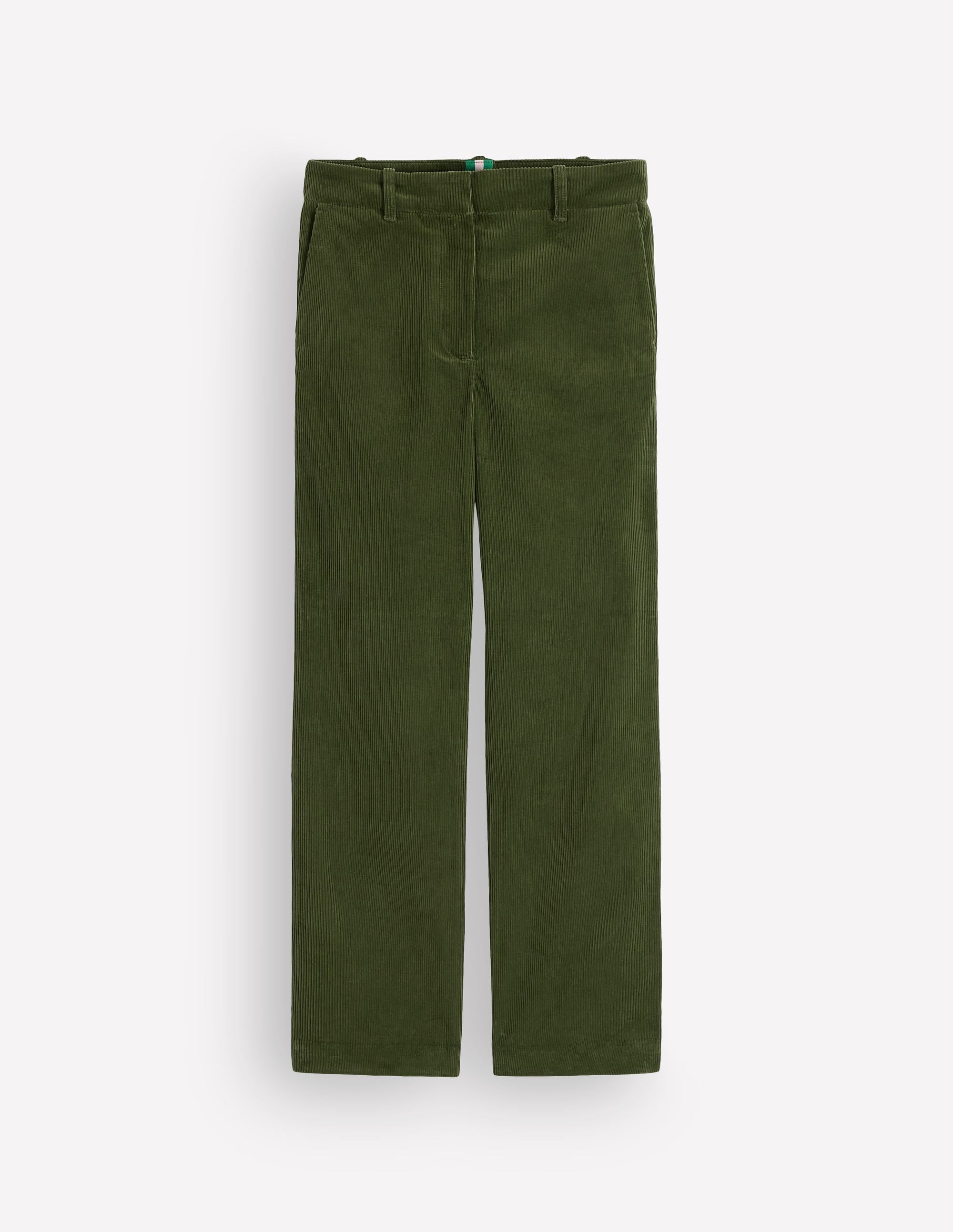 Cord Trousers-Forest Green