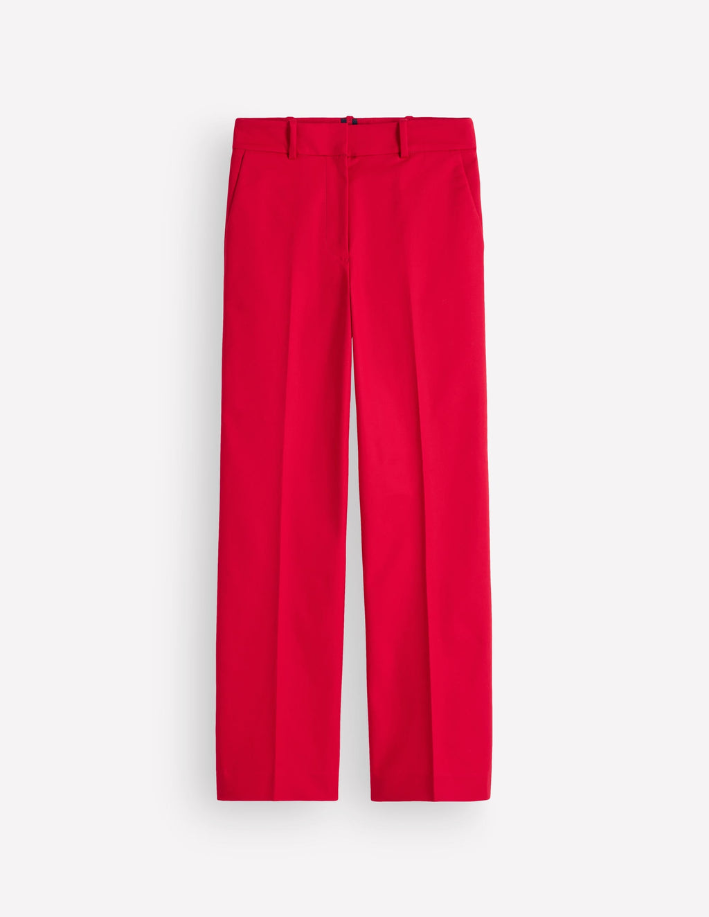 Cotton 7/8 Trousers-Salsa Red