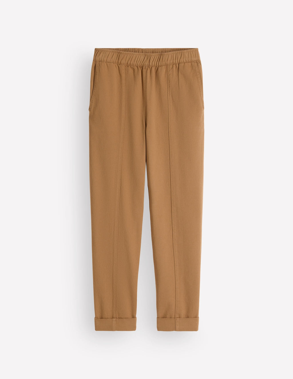 Mid Rise Straight Leg Trousers-Neutral