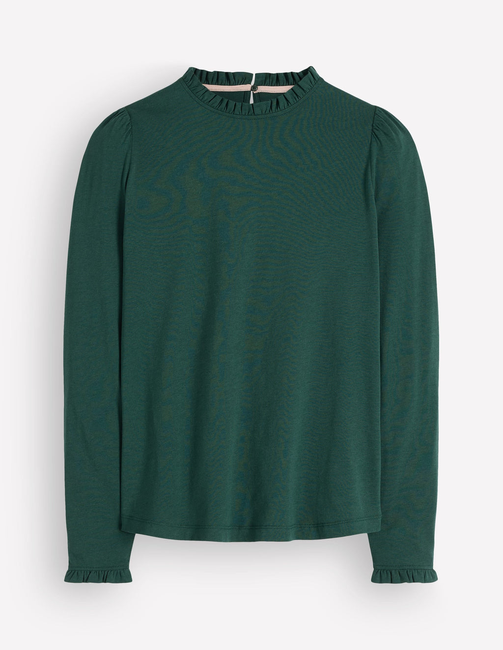 Supersoft Frill Detail Top-Midnight Teal