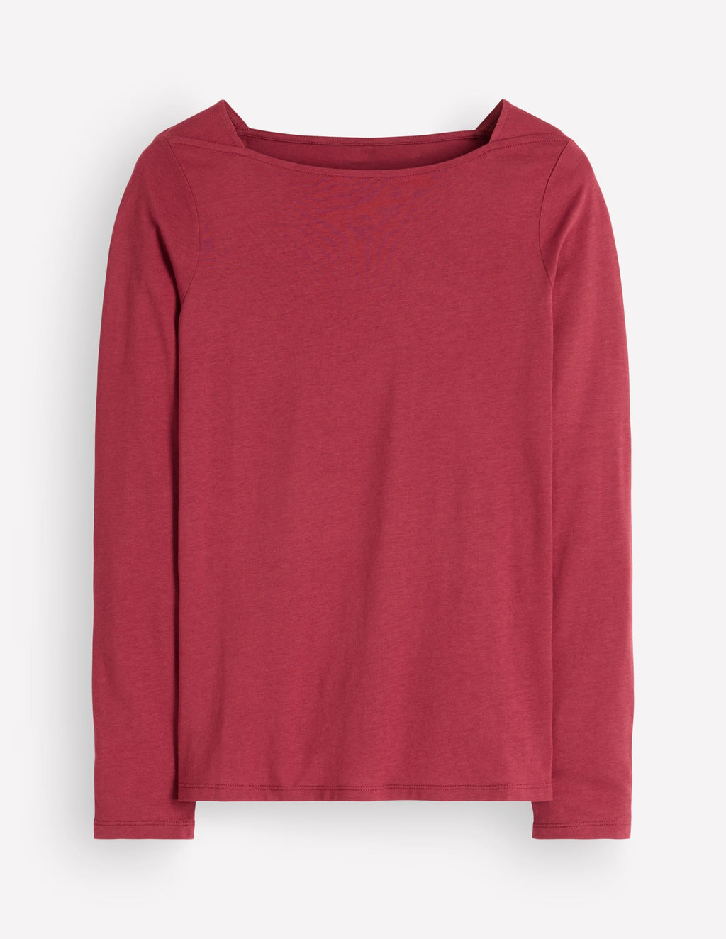 Supersoft Square Neck Top-Rich Chestnut