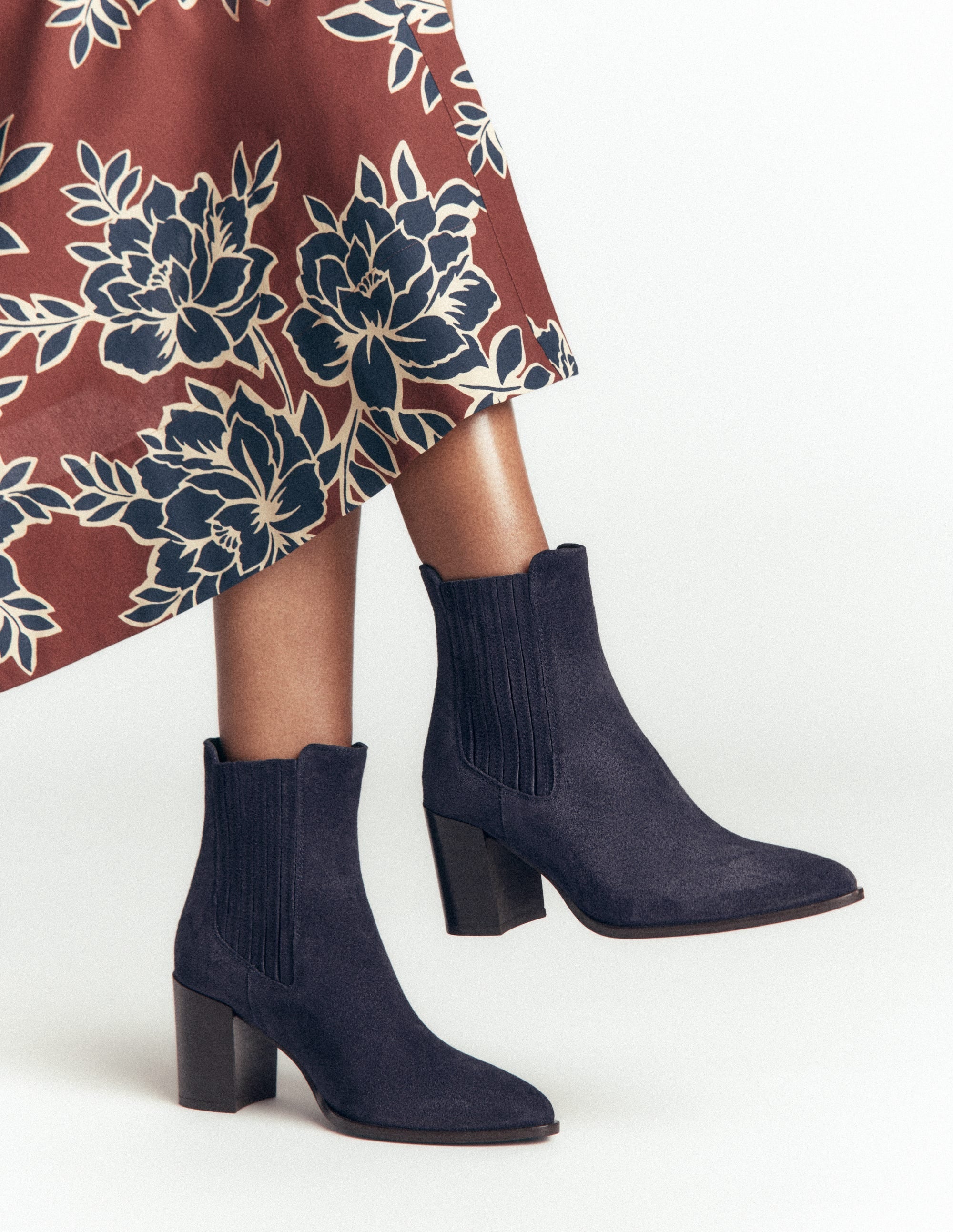 Ankle Boots-Dark Navy